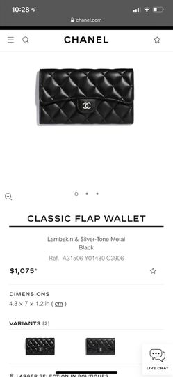 Chanel Long Classic Flap Wallet