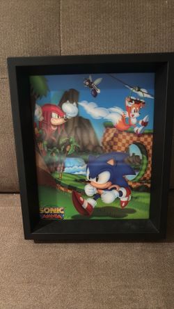 Sonic 3D Wood Wall Decor