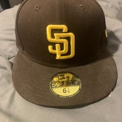 Padres Fitted Hat 6 7/8