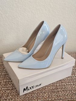 Baby Blue Stiletto Heels