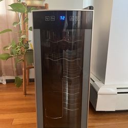 I Avanti Thermoelectric 12-Bottle Beverage Cooler with Digital Display, Black,Platinum