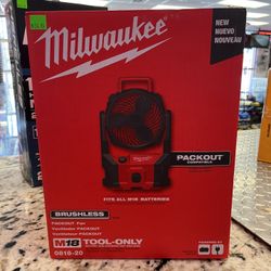Pack out Milwaukee Fan 
