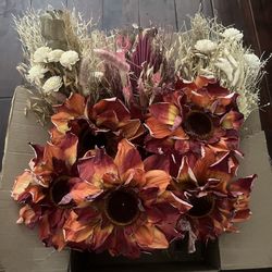 Fall Faux Flowers Sunflowers 