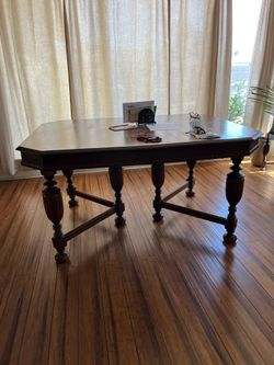 Antique dining room table
