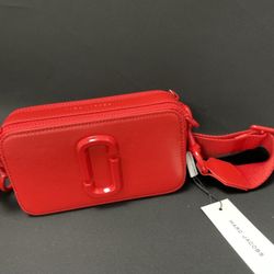 Marc Jacobs Snapshot Crossbody Bag Sandcastle Geranium