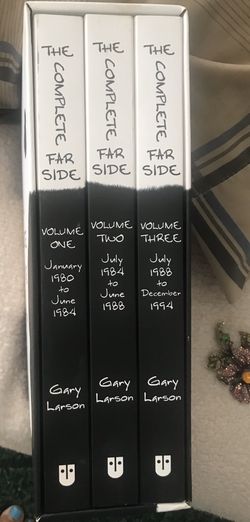 The complete far side volume 1,2,3 new!!