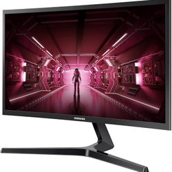 SAMSUNG 24-Inch CRG5 144Hz Curved Gaming Monitor (LC24RG50FQNXZA)