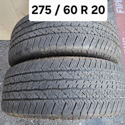275 / 60 R 20 (2) TIRES HANKOOK 