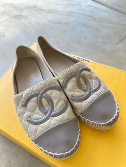 Quilted Leather Espadrilles