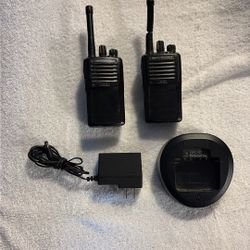 Motorola And Vertex Standard Walkie Talkies 