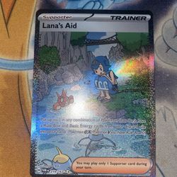 Pokemon Lana's Aid 219/167 Twilight Masquerade Special Illustration Rare NM/M!