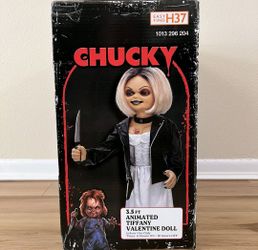 3.5 ft ANIMATED TIFFANY VALENTINE DOLL HALLOWEEN ANIMATRONIC CHUCKY BRIDE