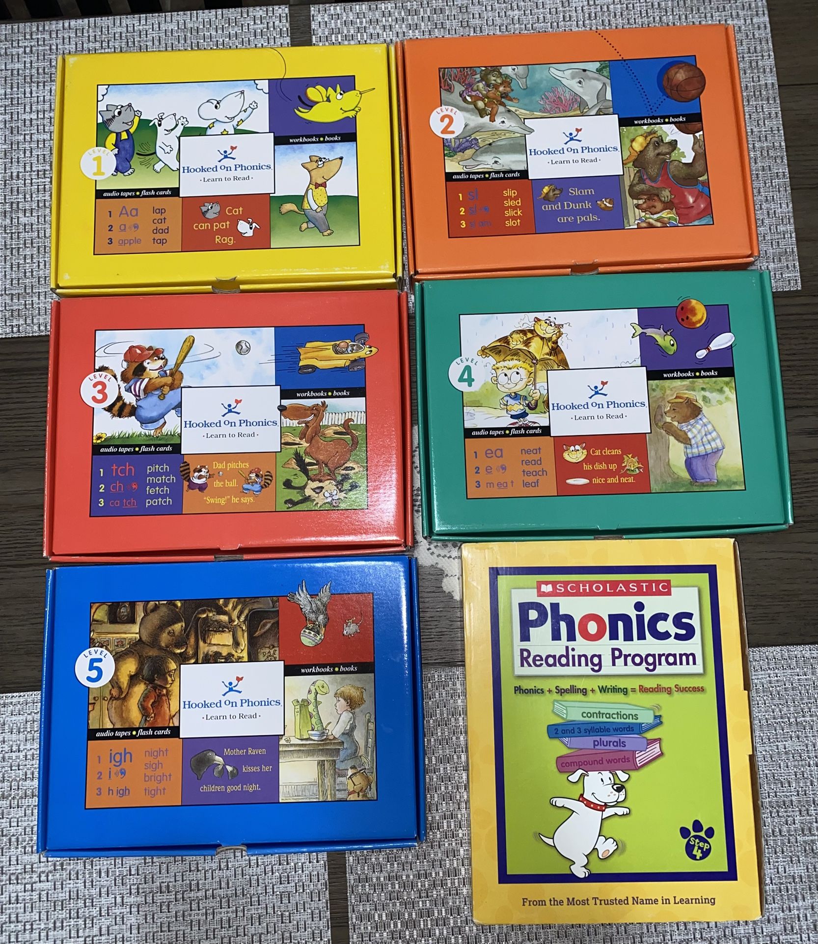 Hooked on Phonics, Learn To Read Levels 1-5