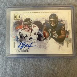 2025 Impeccable DJ MOORE Canvas Creations Auto (On Card) /75 - BEARS