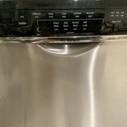 Dishwasher Bosch Stainless Steel Built-In Dishwasher