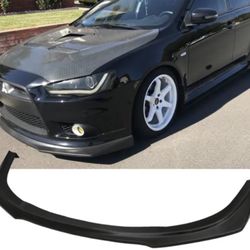 Fits 09-15 Mitsubishi Lancer GT GTS Ralliart RA Style Front Bumper Lip Spoiler