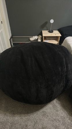 Giant beanbag filled with memory foam