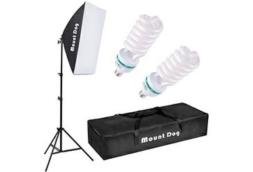 Mountdog  1350W Softbox Photography Continuous Lighting