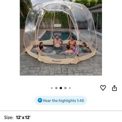 Pop Up Bubble Tent