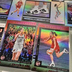 Caitlin Clark lot of 60 cards with foils no holds or trades