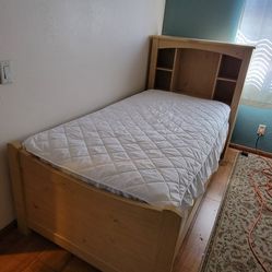 Twin bed with Mattresses. 