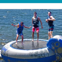 Rave Sports O-ZONE XL Water Bouncer with platform ( no slide)