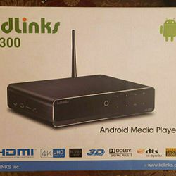 KDLINKS A300 4K Android Quad Core 3D Smart H.265 HD TV Media Player WiFi!