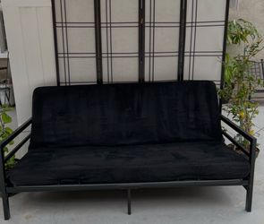 Futon DHP Rio With 6” Microfiber Black Mattress