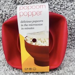 Rapid Brands Popcorn Popper Plastic Red Microwave In Minutes Kitchen Home