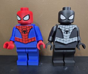 3d Printed Lego Style Spiderman