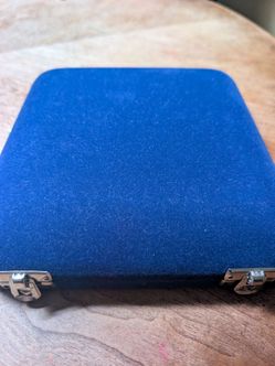 Blue Velvet Display or Storage Case