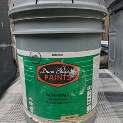 $100 DUNN EDWARDS 5 GALLON ACRI-WALL INTERIOR PAINT