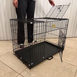 NEW Foldable Pet Cage Dog Crate 30” 