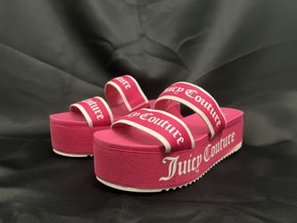 Juicy couture sandals 2025 pink