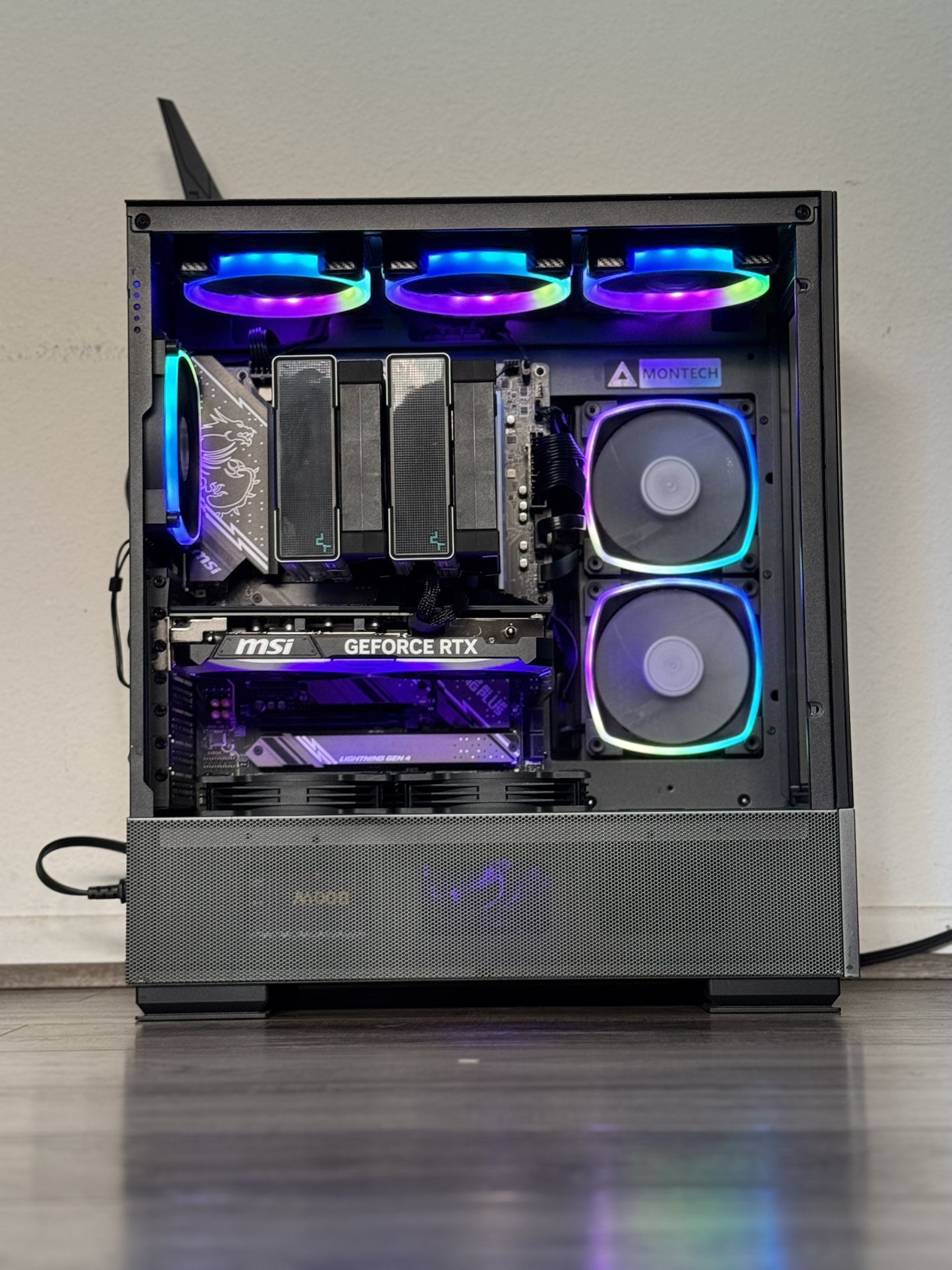 Montech Sky Two Gaming PC ~ Intel I7-14700F X RTX 4070 Super 12GB