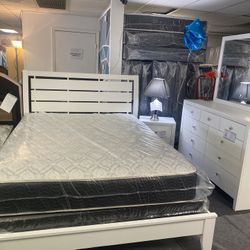 3 Piece Brand  New Bed & Mattress!Cama Nueva 3 Partes Y Colchones Nuevos!