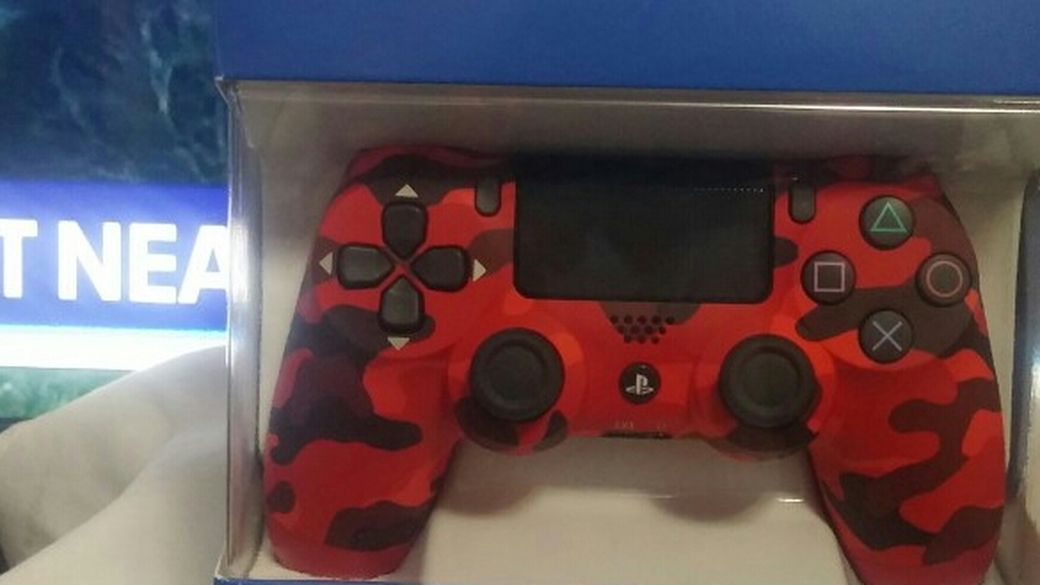 Ps4 Red Camouflage Controller