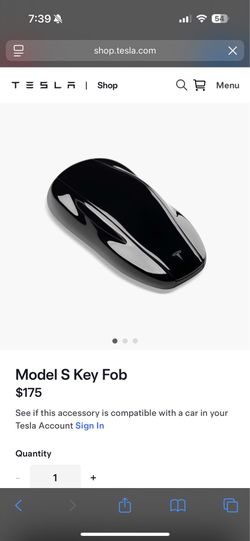 Tesla fob