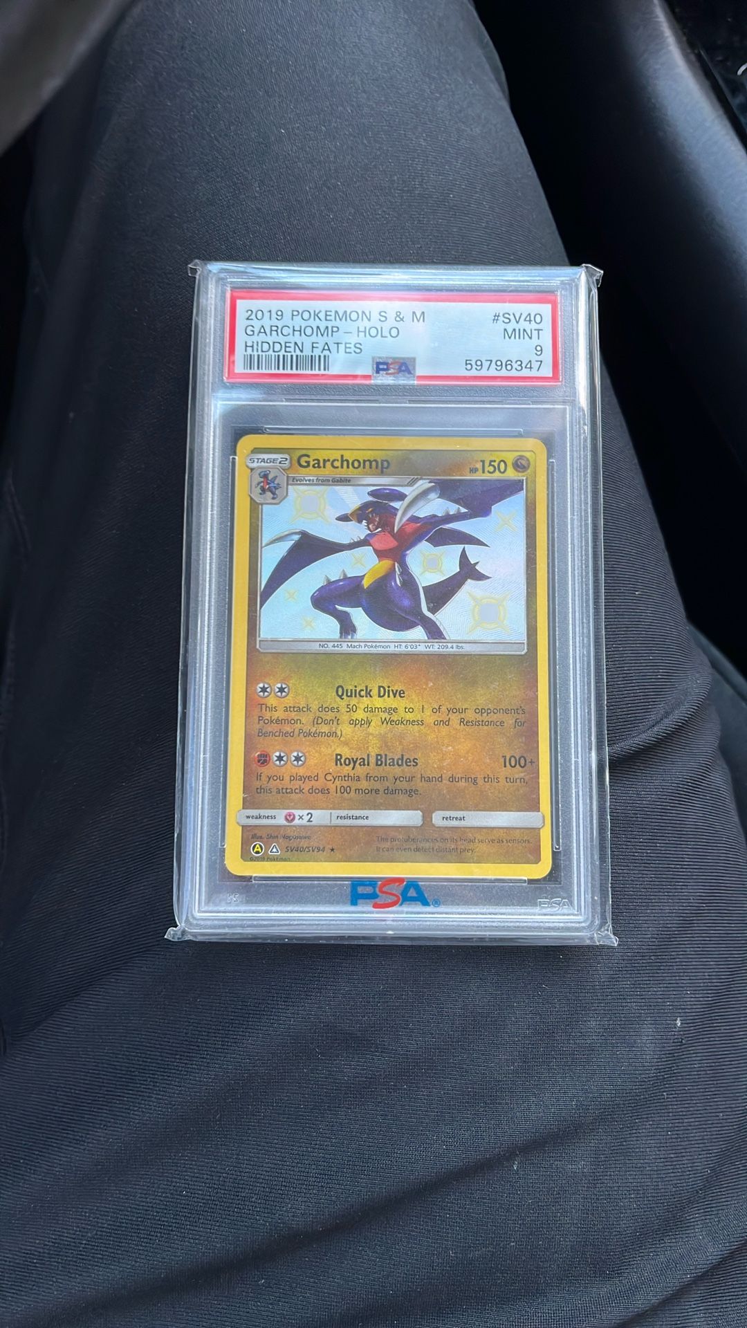 PSA 9 Shiny Garchomp