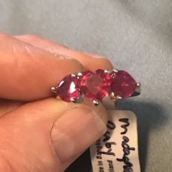 Heart Shaped Ruby Ring