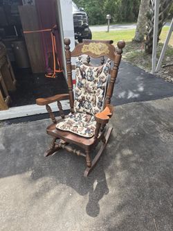 Solid Maple Rocking Chair
