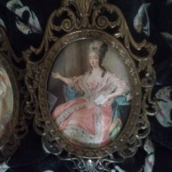 3 ornate metal frames 