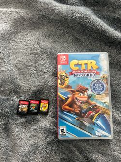 Switch games crash racing only available loose cartridges sold