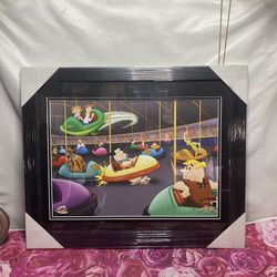 Disney Special Edition “bumper Cars” Giclee 