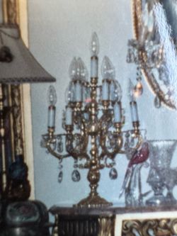 Beautiful vintage candelabra light