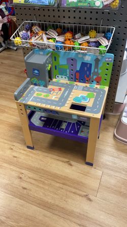 Toy Parking Garage Bench