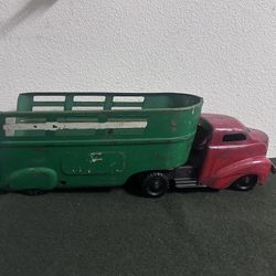 VINTAGE 1950's PRESSED STEEL WYANDOTTE SEMI TRUCK LINES CAB