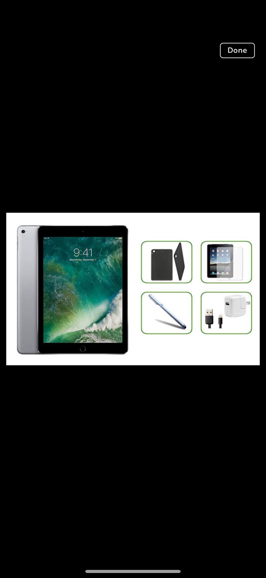 Apple iPad Pro 9.7” WIFI ONLY tablet With Accessories Bundle