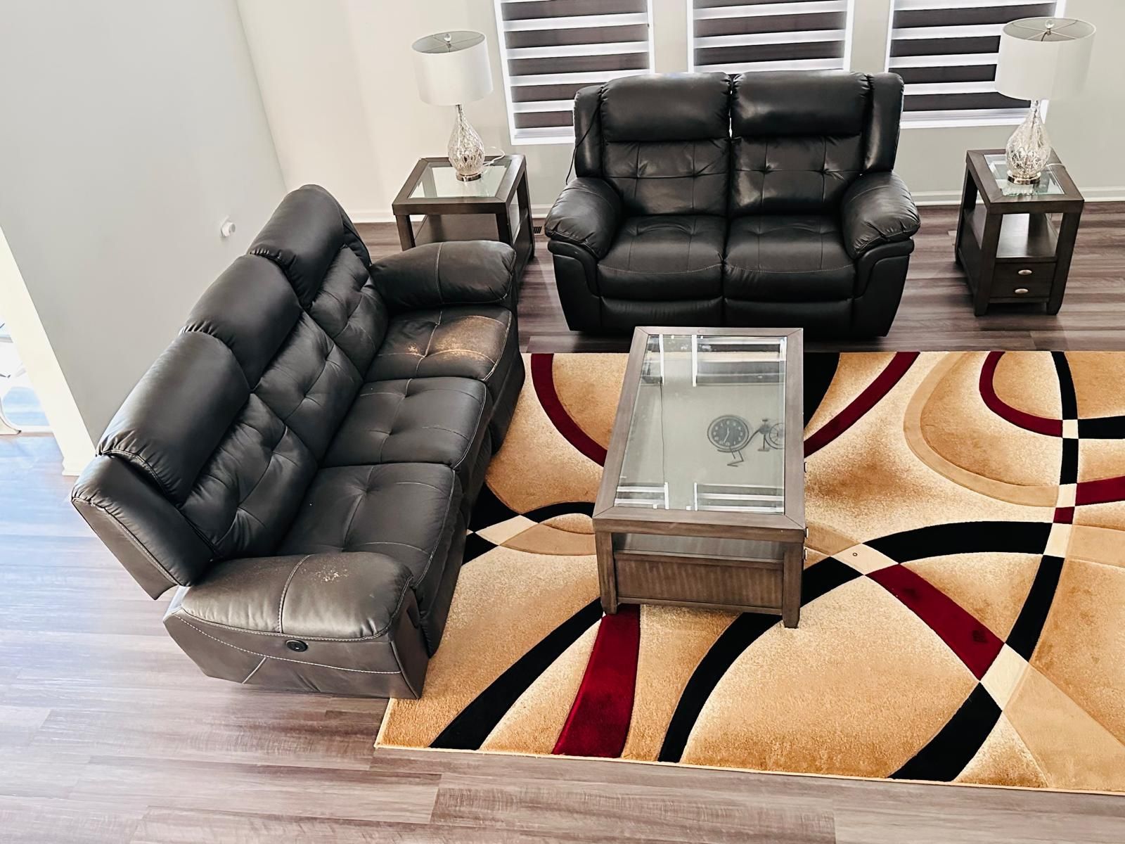 Recliner Couch Plus Love Seat (All Recliner) For Sale