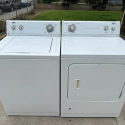 Roper  Washer And Gas Dryer